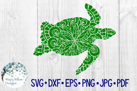 Download Turtle Animal Mandala, Sea, Ocean, Summer, Beach Cut File - Beach cut file Collection