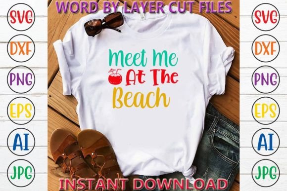 Download Meet Me at the Beach Cut File - Beach cut file Collection