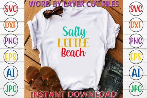 Download Salty Little Beach Cut File - Beach cut file Collection
