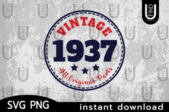 Download Vintage 1937 All Original Parts - 1937 Collection